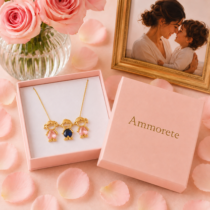 Amor de Mamá | Collar con Hijos